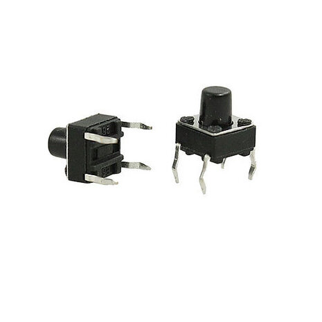 6x6x7mm Drukknop  microswitch  4pins