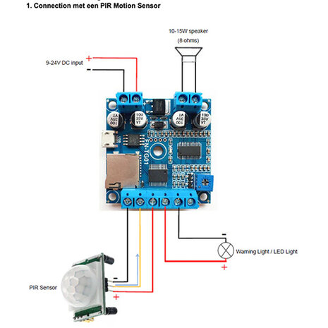 MP3 afspeel module FN-TG01