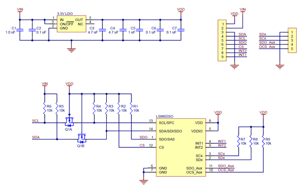 LSM6DSO 3D Accelerometer and Gyro Carrier with Voltage Regulator Pololu 2798