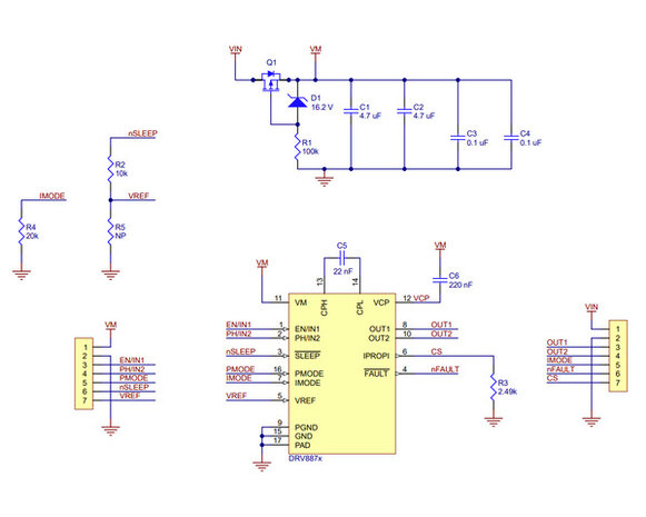 DRV8876 (QFN) Single Brushed DC Motor Driver Carrier Pololu 4037