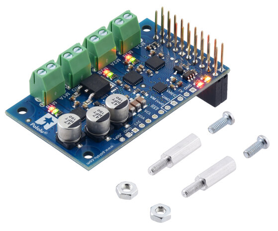 Motoron M3H256 Triple Motor Controller for Raspberry Pi (Connectors Soldered) Pololu 5033