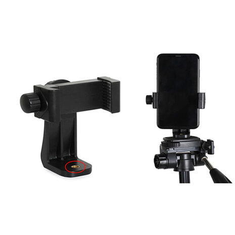 Smartphone telefoon houder | Mobiele Telefoon Clipper met grip | Zelf Statief Statiefgondel voor mobiel 