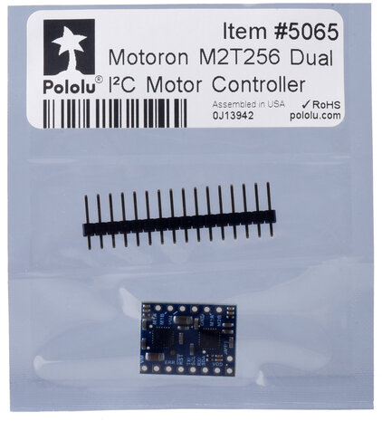 Motoron M2T256 Dual I2C Motor Controller Pololu 5065