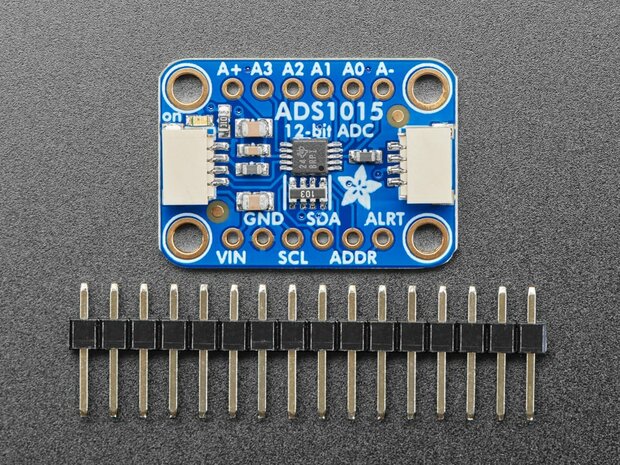 ADS1015 12-Bit ADC - 4 Channel with Programmable Gain Amplifier  adafruit 1083