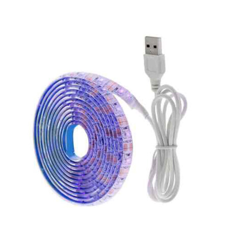 Ledstrip UV 3 meter 5V met usb waterproof IP65