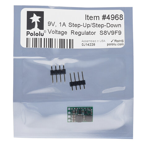 9V Step-Up/Step-Down Voltage Regulator S8V9F9 Pololu 4968