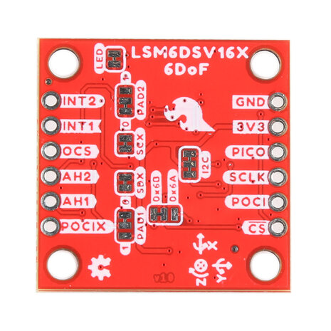 6DoF IMU Breakout - LSM6DSV16X (Qwiic)  Sparkfun  SEN-21325