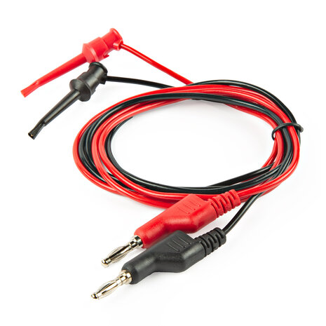 Banana to IC Hook Cables Multimeter kabel met IC-klem CAB-00506