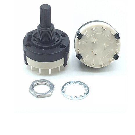 ROTARY SWITCH 3 POLE 4 POSITION RS26
