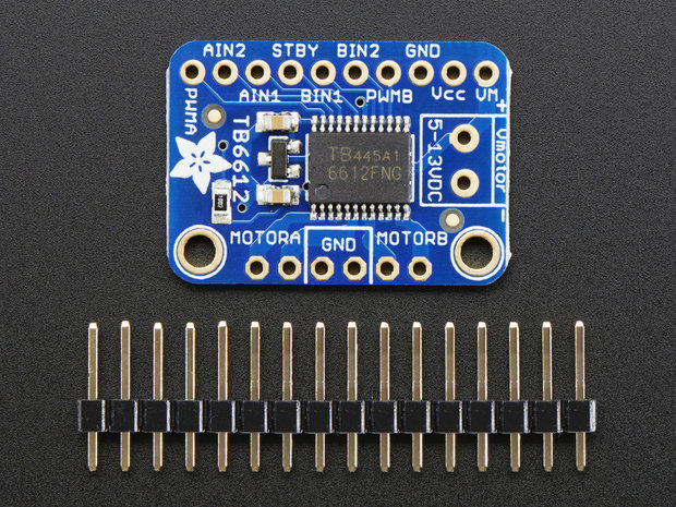 TB6612 1.2A DC / Stepper Motor Driver Breakout Board  Adafruit 2448