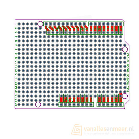 Prototyping board  voor UNO R3 PCB