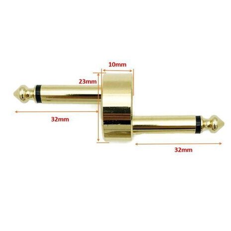 6,35 mm Z-Type Guitar Effects Pedal Connector GOLD PLATED