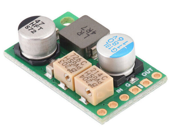 4.2-15V, 3A Fine-Adjust Step-Down Voltage Regulator w/ Adjustable Low-Voltage Cutoff D30V30MASCMA Pololu 4874