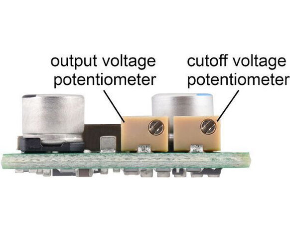 4.2-15V, 3A Fine-Adjust Step-Down Voltage Regulator w/ Adjustable Low-Voltage Cutoff D30V30MASCMA Pololu 4874