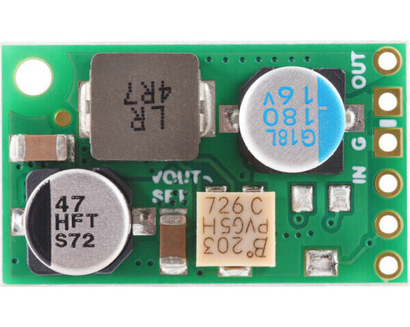 4.2-15V, 3A Fine-Adjust Step-Down Voltage Regulator D30V30MAS Pololu 4875