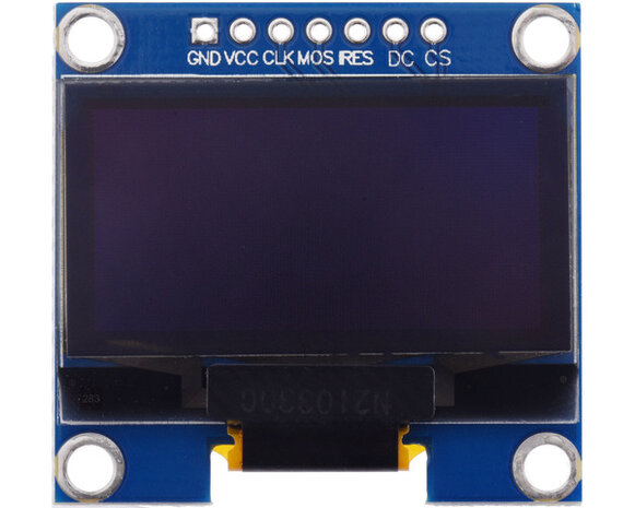 Graphical OLED Display: 128x64, 1.3", White, SPI Pololu 3760