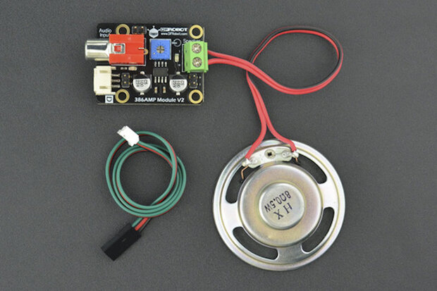 Gravity: 386AMP Audio Amplifier Module (Arduino Compatible) DFR0064