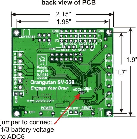 Orangutan SV-328 Robot Controller Pololu 1227