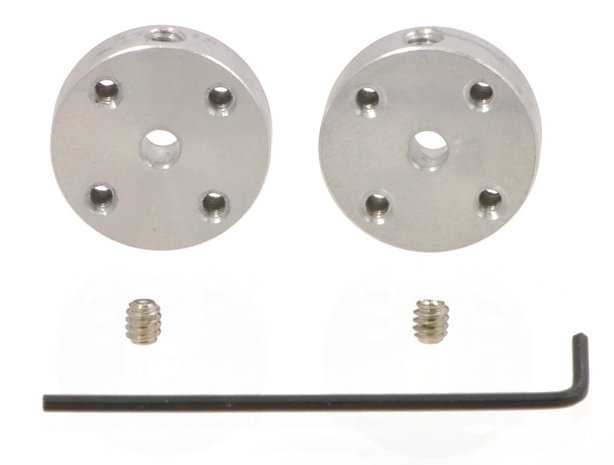 Aluminum Mounting  3mm Shaft, (2-Pack) Pololu 1996