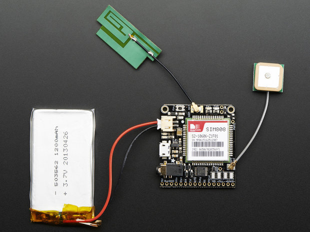 Passive GPS Antenna uFL - 15mm x 15mm 1 dBi gain Adafruit 2461