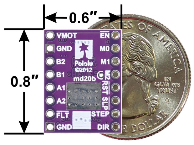 TB67S581FNG Stepper Motor Driver Carrier – Pololu-2988