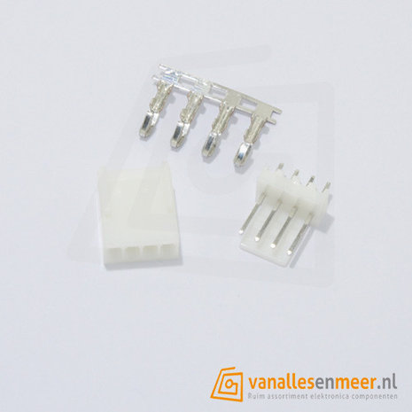 KF2510-4P Connector set recht