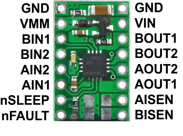 DRV8833 Dual Motor Driver Carrier Pololu 2130