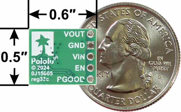 Pololu D45V1E2F12 – 12V, 100mA Step-Down Spanningsregelaar (Buck Converter)  Pololu-5377