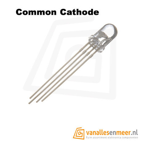 5mm LED RGB helder common Cathode