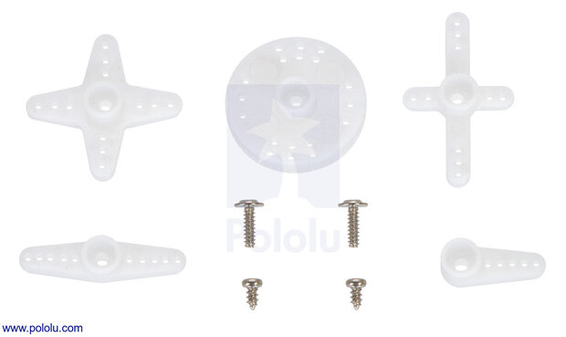 FEETECH FT90R Digitale Micro Continuous Rotation Servo – 360° Servo met Accessoires – Pololu 2817