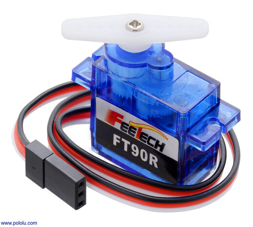 FEETECH FT90R Digitale Micro Continuous Rotation Servo – 360° Servo met Accessoires – Pololu 2817