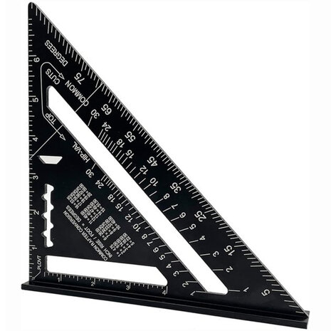 7 inch aluminium driehoek winkelhaak
