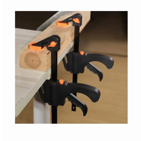 VAEM 10cm Snelspan F-Klem – Quick Ratchet Release Lijmklem – Houtbewerking Gereedschap