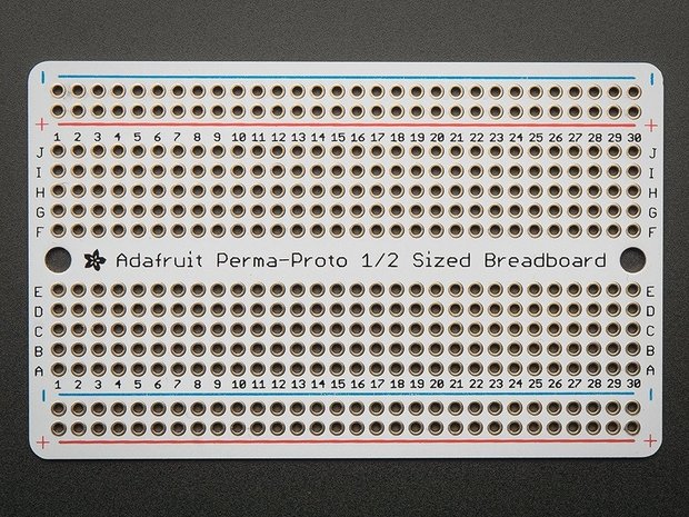  Prototyping board PermaProto half-sized breadboard PCB Adafruit 1609