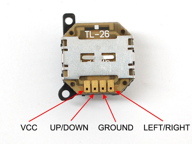 PSP 2-Axis Analog Thumb Joystick  Adafruit 444