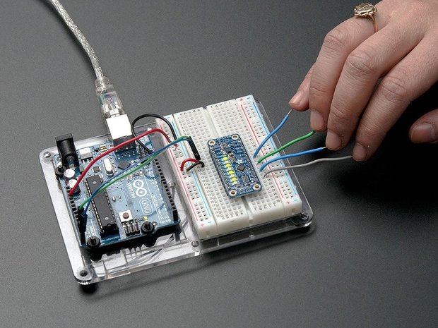 CAP1188 - 8-Key Capacitive Touch Sensor Breakout - I2C or SPI Adafruit 1602