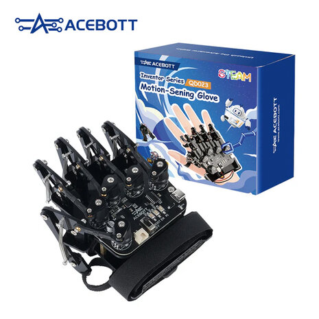 ACEBOTT QD023 Motion‑Sensing Glove – ESP32‑gestuurde Handschoen voor Robotbesturing 