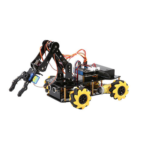 ACEBOTT QD007 Robot Arm Car Expansion Pack – 6DOF Robotarm voor QD001 ESP32 Smart Car