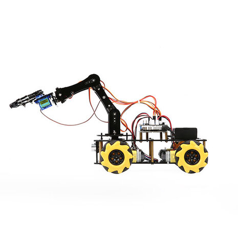 ACEBOTT QD007 Robot Arm Car Expansion Pack – 6DOF Robotarm voor QD001 ESP32 Smart Car