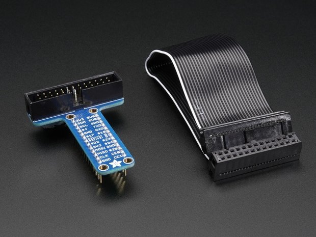 Assembled Pi T-Cobbler Breakout for Raspberry Pi  Adafruit 1754