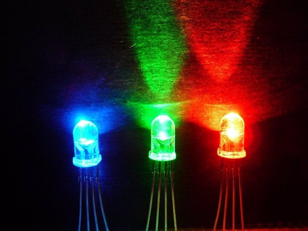 5mm LED RGB diffuus common Anode