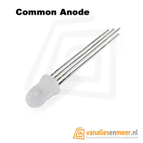 5mm LED RGB diffuus common Anode