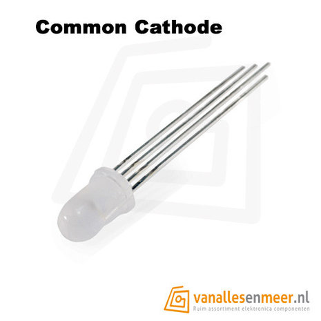 5mm LED RGB diffuus common Cathode