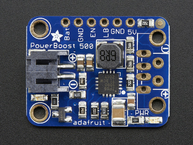 PowerBoost 500 Basic - 5V USB Boost @ 500mA from 1.8V+ Adafruit 1903