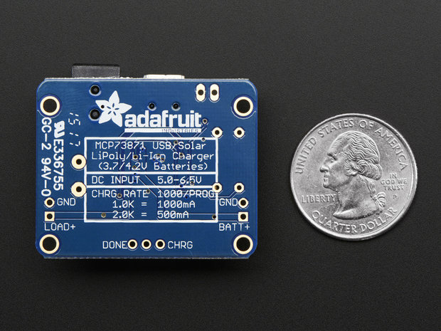 USB / DC / Solar Lithium Ion/Polymer charger - v2 Adafruit 390