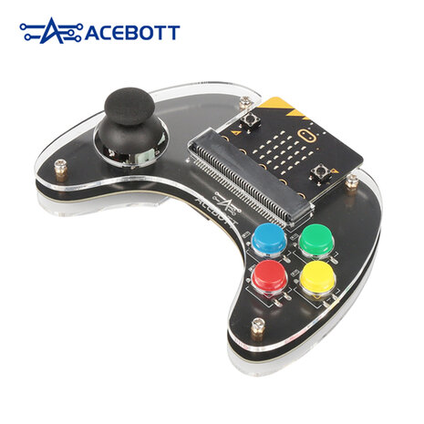 ACEBOTT draadloze controller voor Micro:bit-kits, programmeren, leren, afstandsbediening, codeerrobots incl. Micro:bit V2.0 QD0
