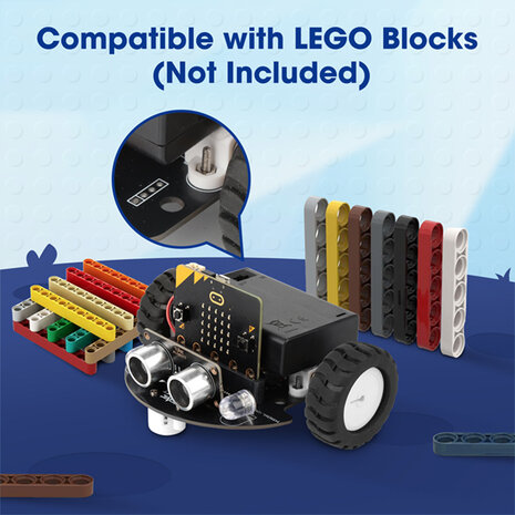 ACEBOTT QD024 TinkerBott Robot Car Kit – Inclusief micro:bit V2