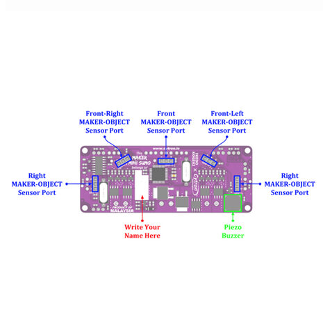Cytron Maker Mini Sumo Controller – Arduino-compatibel sumo‑robotbesturingsbord