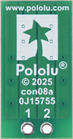 Breakout voor 2‑Pin JST PH‑Connector (Top‑Entry) incl. JST SH‑Adapter - Pololu 5650