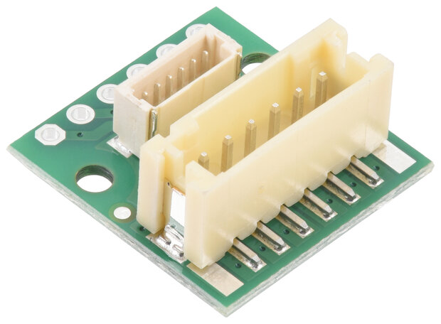 Breakout voor 6‑Pin JST PH‑Connector (Top‑Entry) inclusief JST SH‑Adapter - Pololu 5658